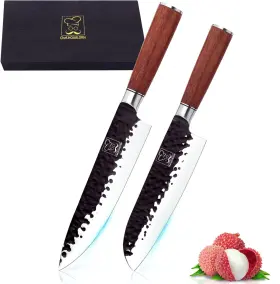 K-02-2 CHEFHOABLORN Kitchen Knife Set High Carbon Steel Chef