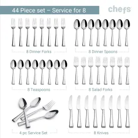 026602926678 CHEFS Flatware Set Service Studio #3