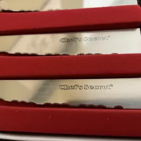 CTCS85954 CHEFS SECRET Steak Knife Set Steel Box #2