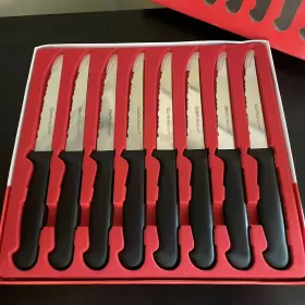 CTCS85954 CHEFS SECRET Steak Knife Set Steel Box