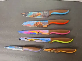 391532110394 CHEFS VISION Jurassic Kitchen Knife Set