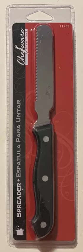 11238 CHEFWARE Spreader Serrated Steel Knife Sandwich Fruit