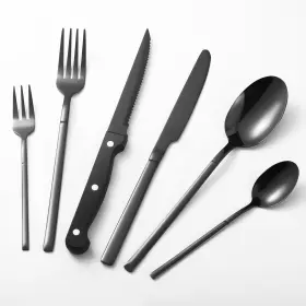 768795895828 CHERHOME Silverware Set Steak Knivesdurable