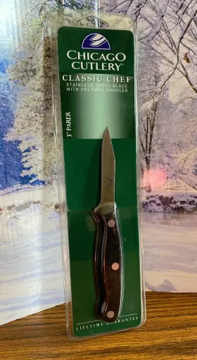 1040084 CHICAGO CUTLERY Classic Chef Parer Knife Steel Blade