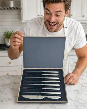 1062661 CHICAGO CUTLERY Landmark Forged Steak Knife Set Steel