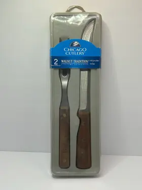 1062782 CHICAGO CUTLERY Tradition Carving Set Slicer Fork Nos
