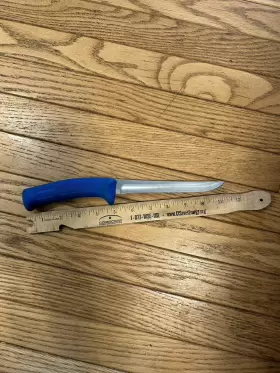 844R CHICAGO CUTLERY Overall Filet Knife Fish Fishing Tang