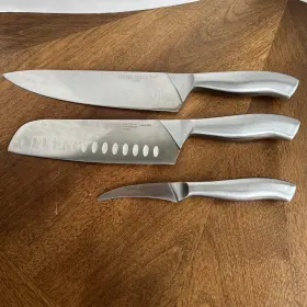 9120BH CHICAGO CUTLERY Set Paring Chef Santoku Knife Knives
