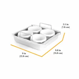 168141478864 CHICAGO METALLIC Me Brulee Set Steel #2