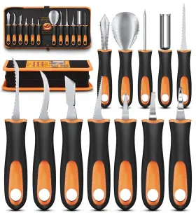 KDCS090 CHILLGO Carving Tools Halloween Pumpkin Kit
