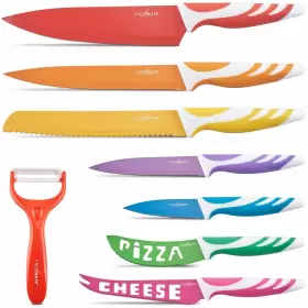 CM8SET CHOPMATE Steel Stick Ceramic Coated Kitchen Knife