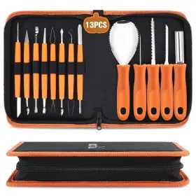 745672835061 CHRYZTAL Pumpkin Carving Tools Halloween Set Kit