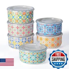 B0FMXNZCNG CHUBACOO Ceramic Bowls Set Lid Microwave Safe Soup