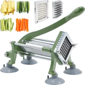 CS-SLICER-1-GREEN CIAO STILISTA French Cutter Potato Suction