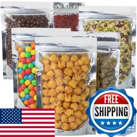 B0FMDDYS25 CIRCLOOPHS Reclosable Mylar Bags Food Storage Up