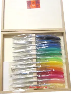 2.13.074.15 CLAUDE DOZORME Laguiole French Steak Knives Box