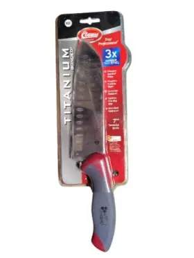 18749 CLAUSS Nsf Santoku Knife Titanium Bonded Blade Slip