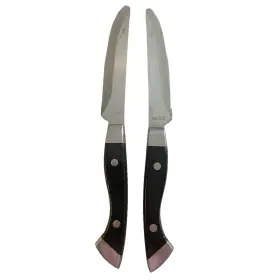 33511CGD CLIPPER Steak Knives Serrated Blades Heavyduty Wood