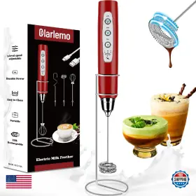 B0D95ZHSDC COLARLEMO Rechargeable Milk Frother Handheld Stand