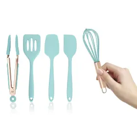 B07KRPR176 COOK WITH COLOR Silicone Cooking Utensils Set Heat