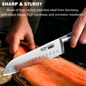 813046027432 COOKS STANDARD High Carbon Steel Knife Set Chef #2