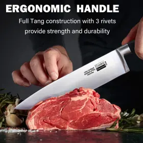 813046027432 COOKS STANDARD High Carbon Steel Knife Set Chef #3
