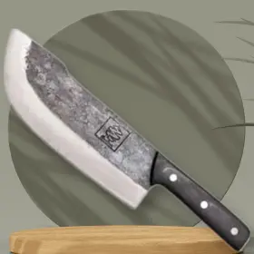 Daozi COOLINA Forged Cleaver Butcher Knife High Carbon Steel