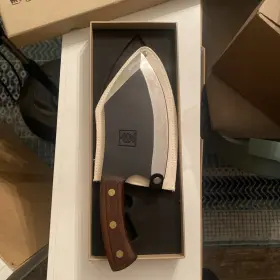 750363545396 COOLINA Lixy Cleaver Chef Knife Forged High Clad