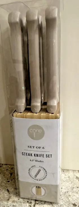 196557266331 CORE Steak Knife Set Block