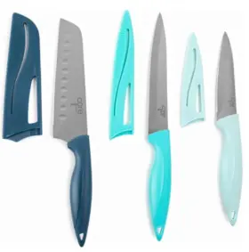 451212 CORE HOME Kitchen Knife Set Santoku Utility Paring