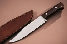 D262 CORTE STUDIO Santoku Chef Knife Steel Handle Handmade