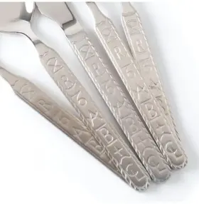 758475495462 COWBOY LIVING Ranch Silverware Set