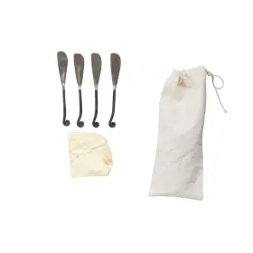 191009066309 CREATIVE CO-OP Forged Canape Knives Handles Set