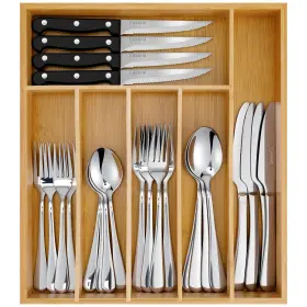 746284374016 CSORAVIST Silverware Set Organizer Ste