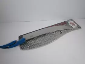 18229 CUDA Titnaium Bonded Steel Curved Fishing Knife #3