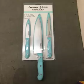 086279153005 CUISINART Nitrogen Infused Steel Knife Set Chef