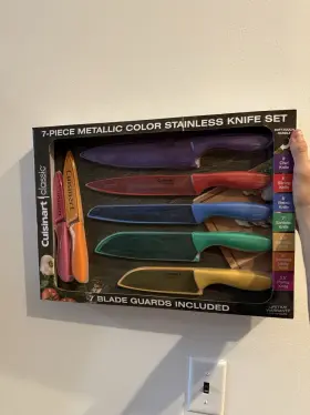 086279156389 CUISINART Classic Metallic Knife Set Blade