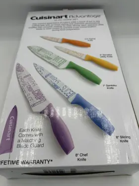 086279174840 CUISINART Ceramic Coated Printed Knife Set Blade #2