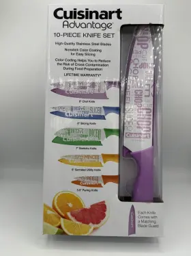 086279174840 CUISINART Ceramic Coated Printed Knife Set Blade