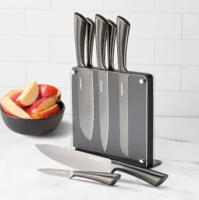 086279178893 CUISINART Space Onyx Cutlery Set Knifes Stand