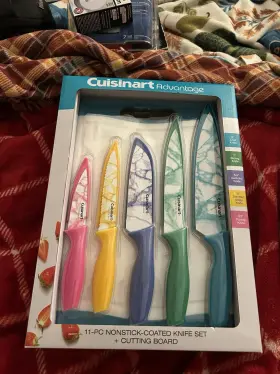 086279193278 CUISINART Advantage Cutlery Marble Knife Cutting