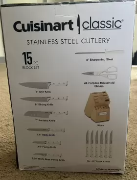 086279195357 CUISINART Classic Triple Rivet Knife Block Set #2