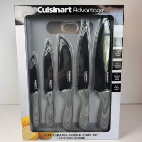 086279201386 CUISINART Advantage Ceramic Coated Knife Set