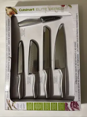 086279203939 CUISINART Elite Steel Knife Set Blade Guards