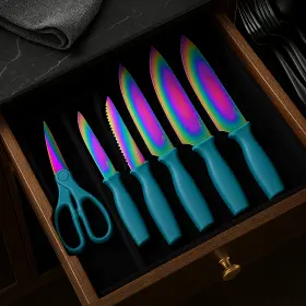 852169 CUISINART Cutlery Set Shears Turquoise