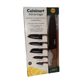 C55-10PBRW CUISINART Advantage Ceramic Knife Set Blades Wood