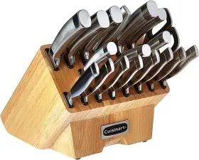C77SS-19P CUISINART Normandy Cutlery Block Set Steel