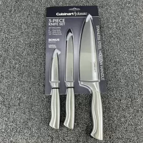C77SS-3PCSW CUISINART Classic Hollow Steel Knife Set