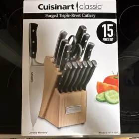 C77TR-15P CUISINART Classic Forged Knife Block Set Dishwasher