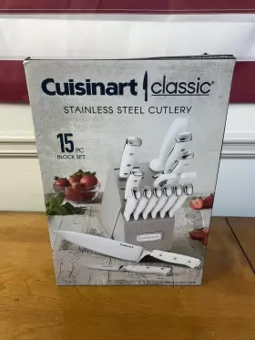C77WTR-15PG CUISINART Classic Forged Triple Rivet Knife Set